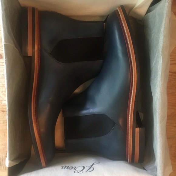 J. Crew Oar Stripe Chelsea Boot